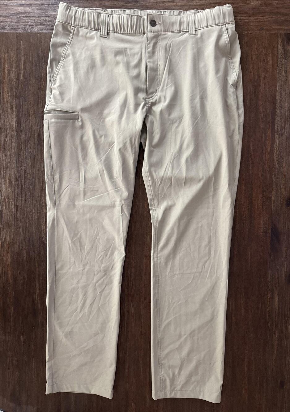 Carhartt Cargo Pants Mens Large Tall 38x32 Beige UPF 50 Force Sun Defender